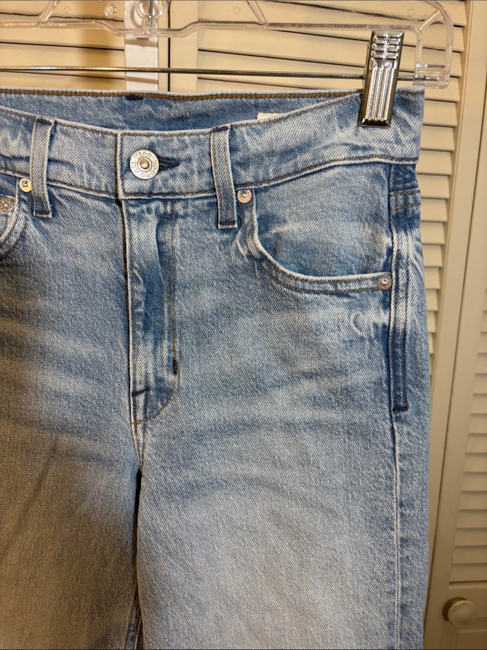 AYR Light Blue The Secret Sauce Wide-Leg Jeans Size 26 - Picture 5 of 12